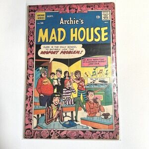 Archie's Mad House #56 1967 Silver Age Superhero Spoof‎